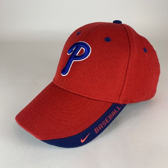Philadelphia Phillies MLB Red Nike Wool Blend Straback Adjustable Hat - Picture 1 of 7